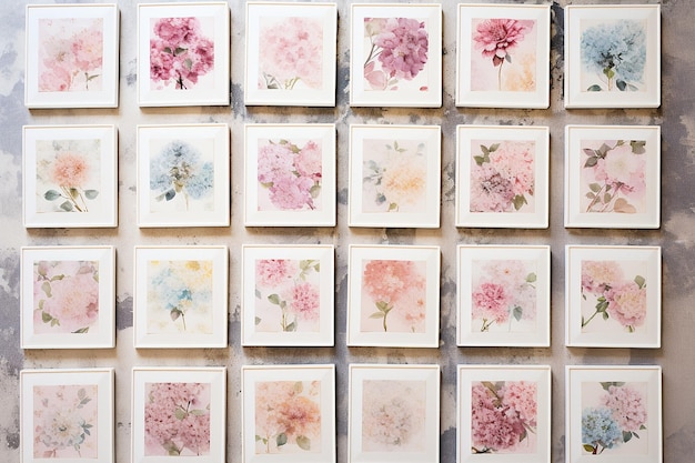 Przykładowe hafty w ramkach